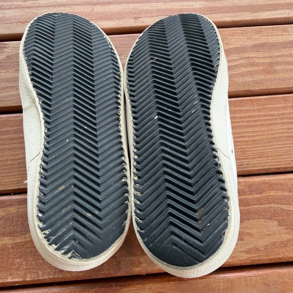 Golden Goose Super-Star Classic White Black Leather Low Sneakers 37 Italy US 7 - Picture 9 of 9